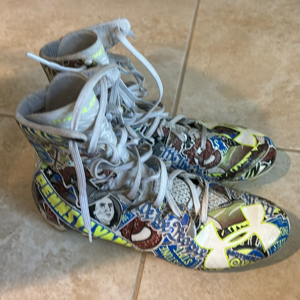 Under armor Pennsylvania cleats size 7.5 used